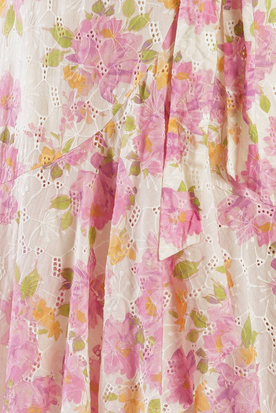 Coffee Run Lace Woven Midi Dress