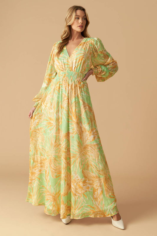 Sunset Sashay Woven Maxi Dress