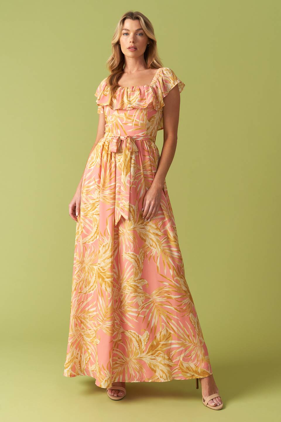 The Art Of Balance Woven Midi Dress