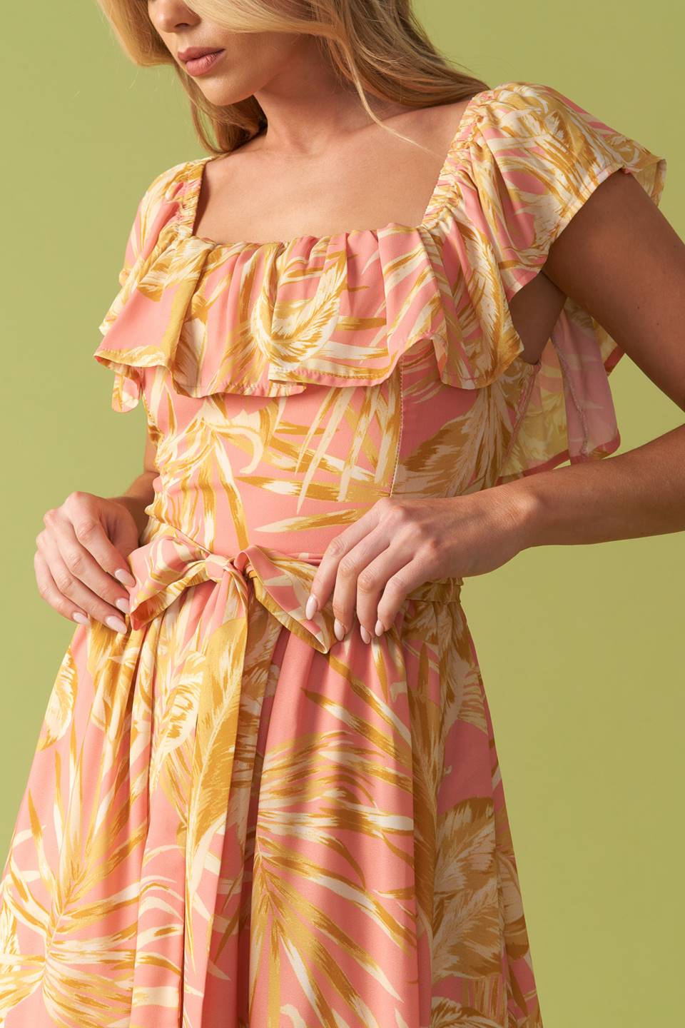 The Art Of Balance Woven Midi Dress