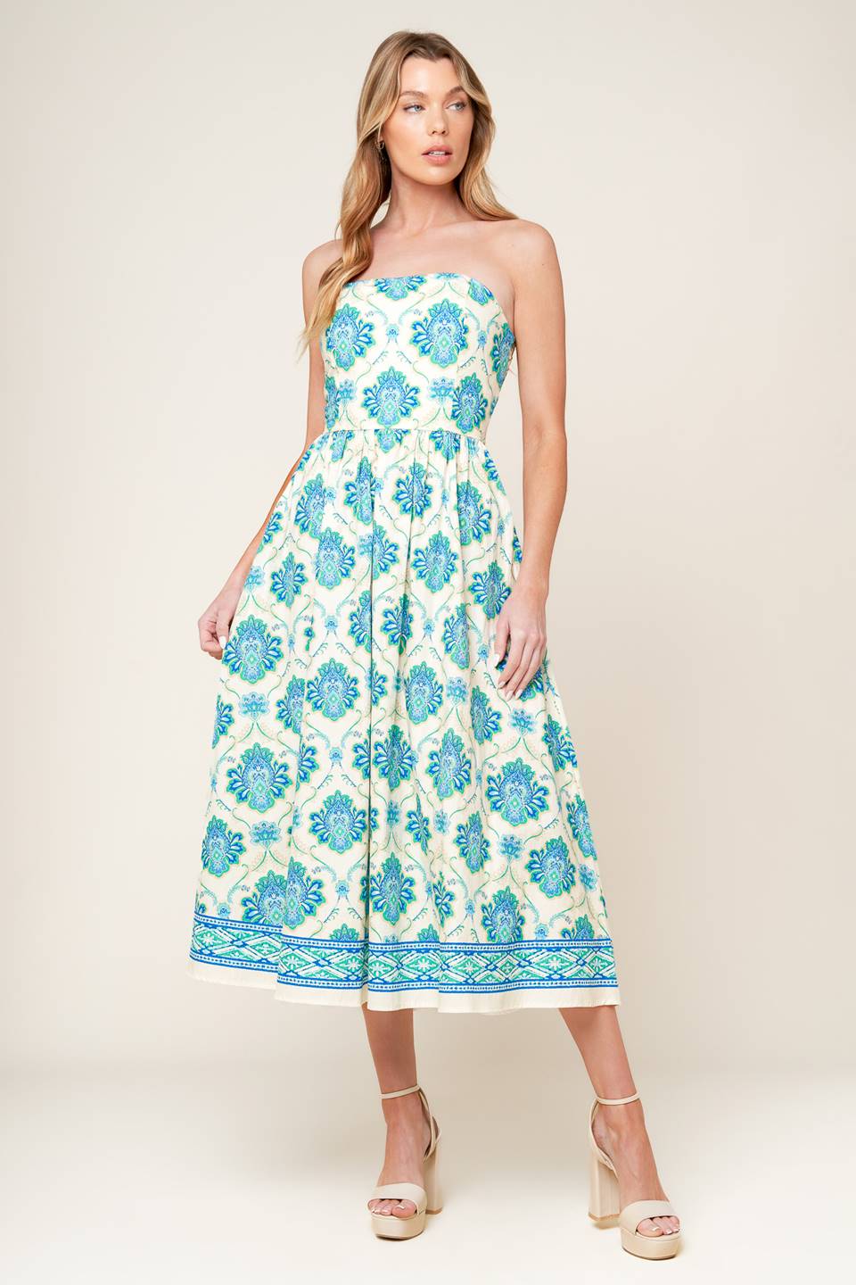 Thriving Poise Midi Dress