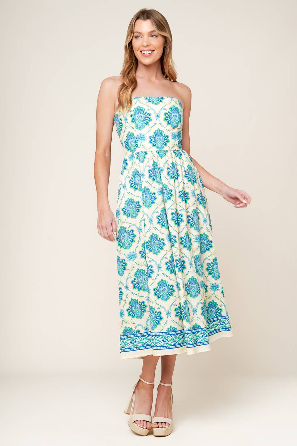 Thriving Poise Midi Dress