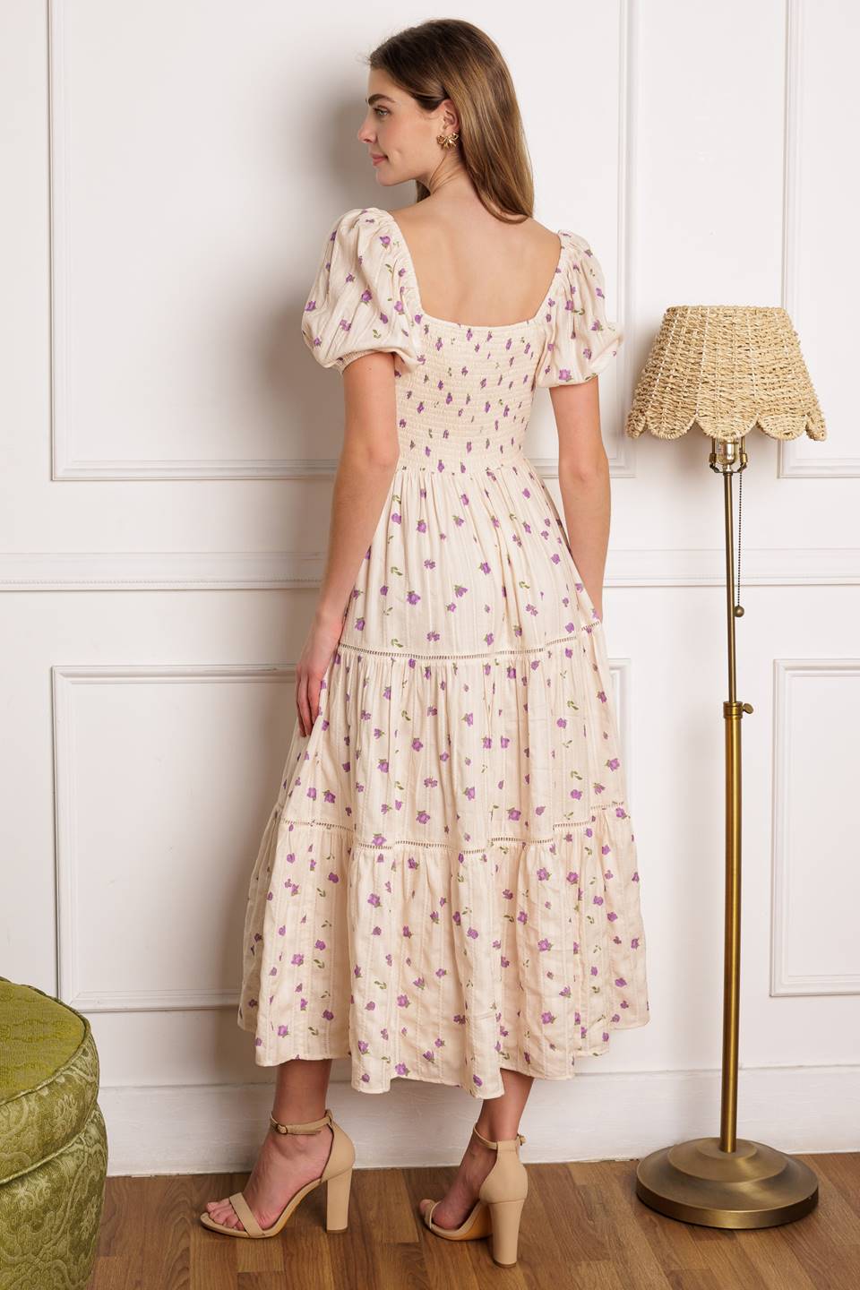 Sunset Gazing Woven Midi Dress