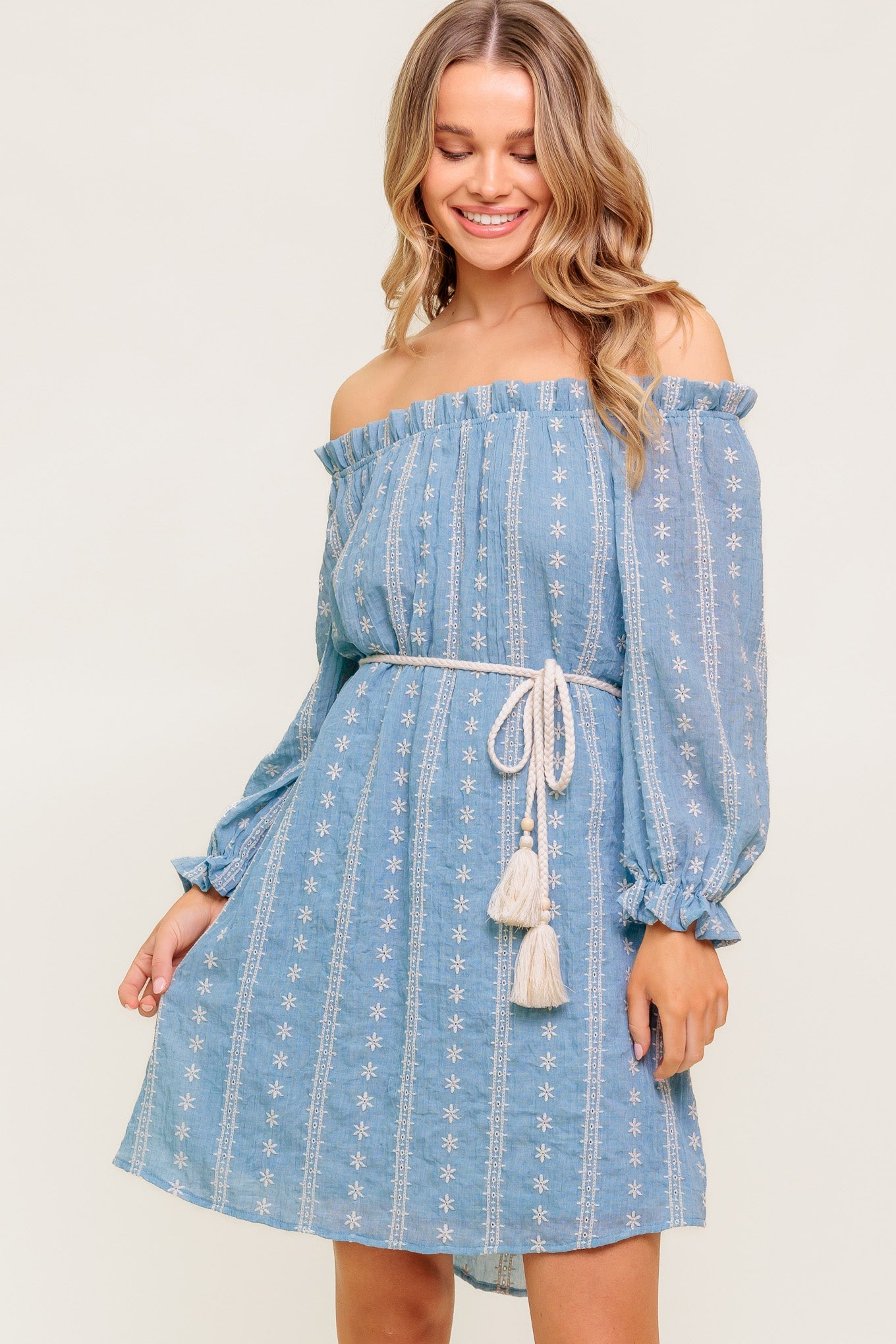 No More Clouds Mini Dress