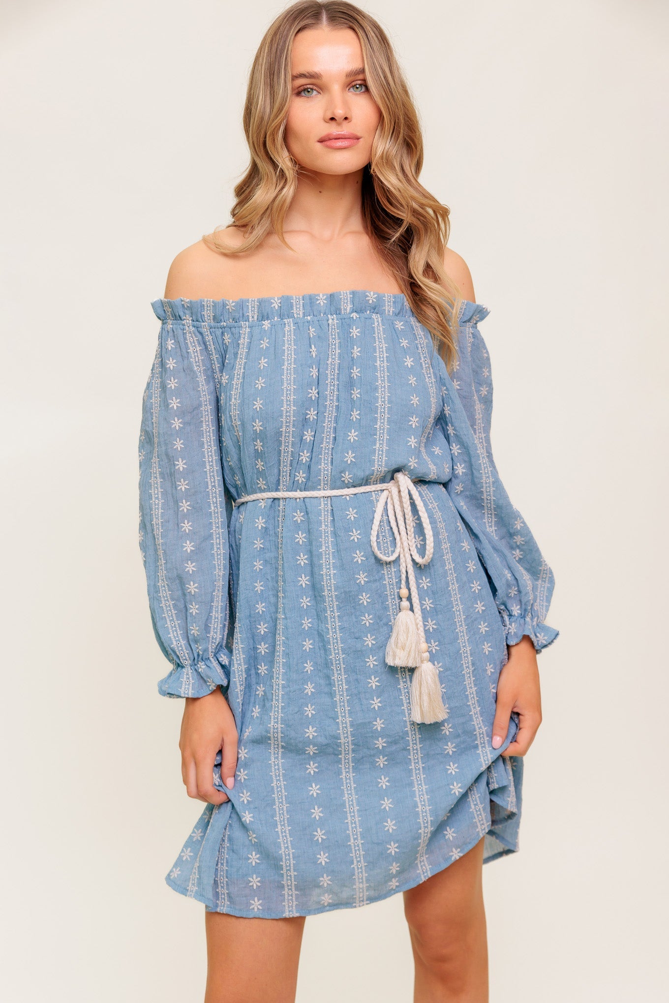 No More Clouds Mini Dress