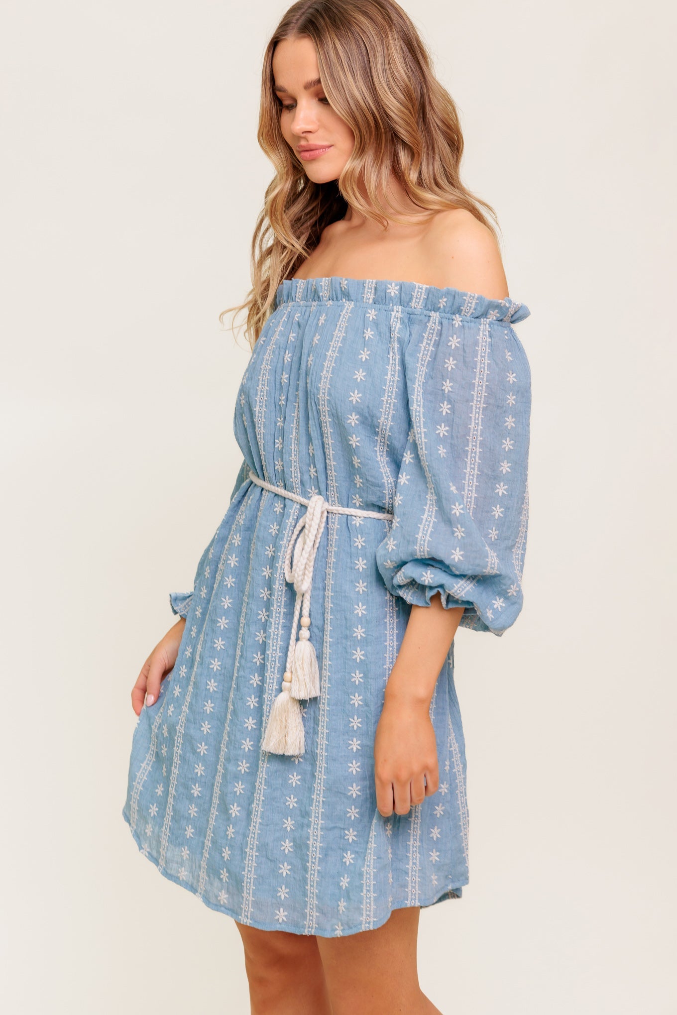 No More Clouds Mini Dress
