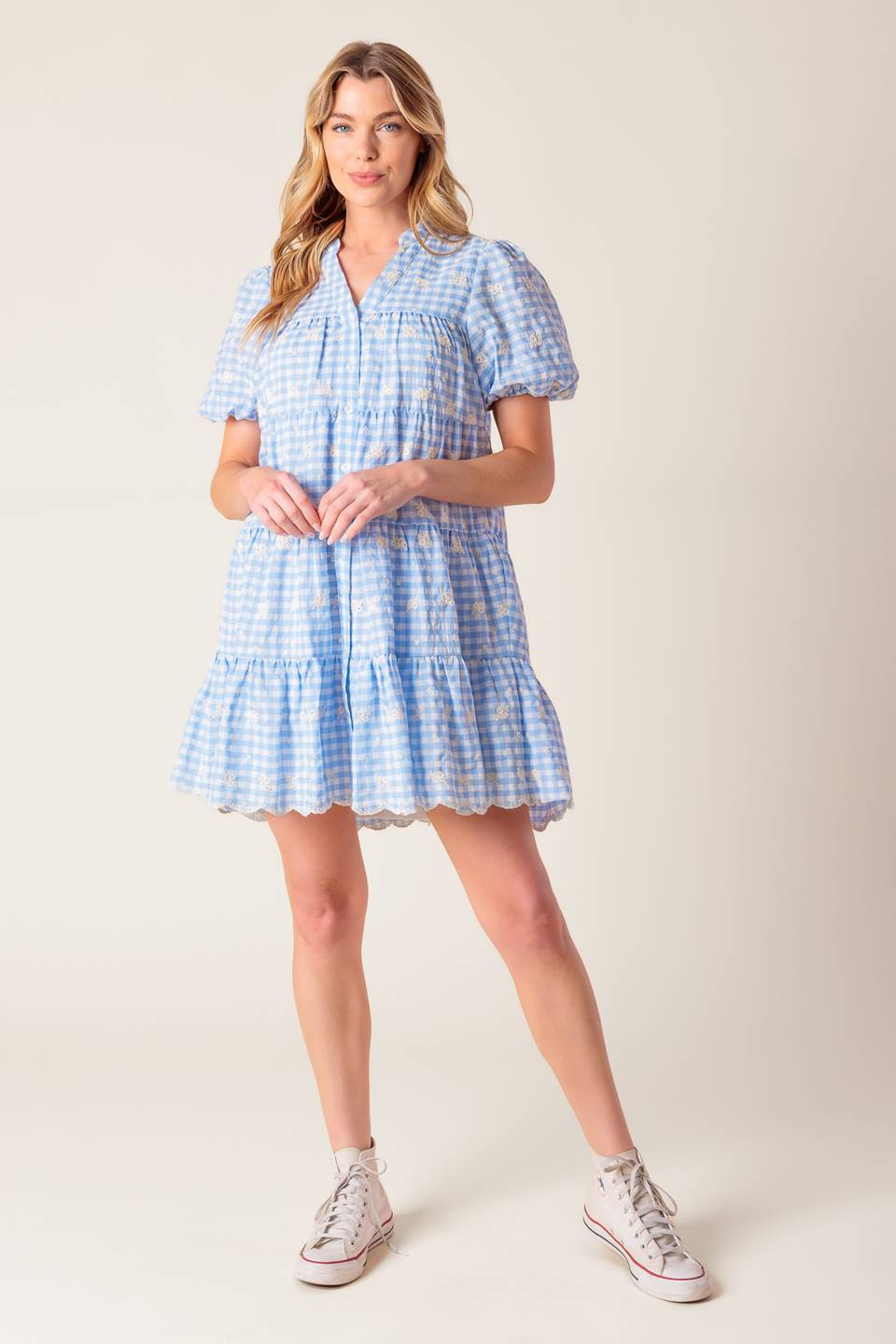 Let's Catch up Woven Mini Dress