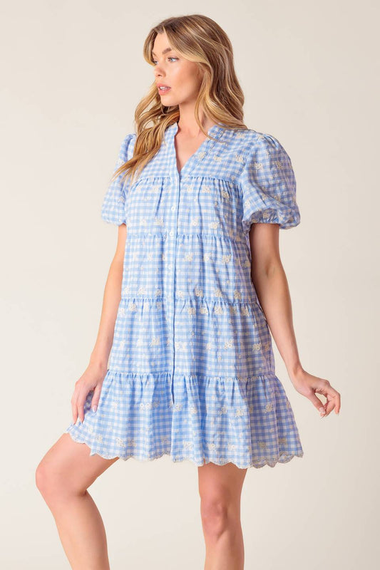Let's Catch up Woven Mini Dress