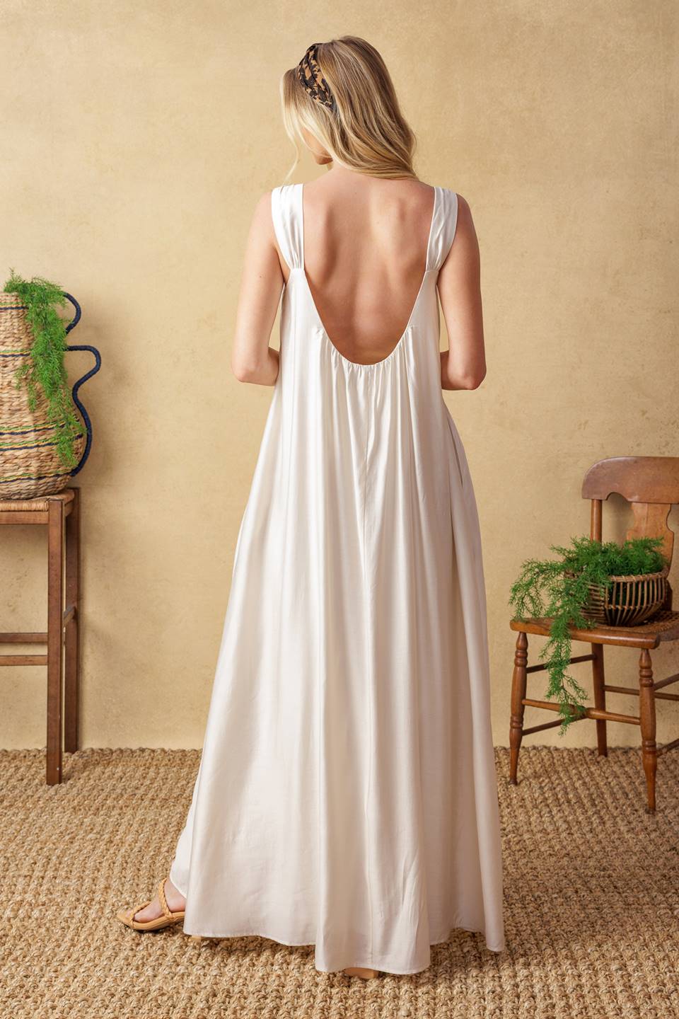 Celestial Skies Woven Maxi Dress