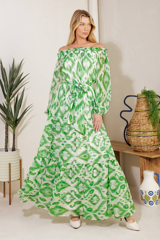 Eclipse's Whisper Woven Maxi Dress