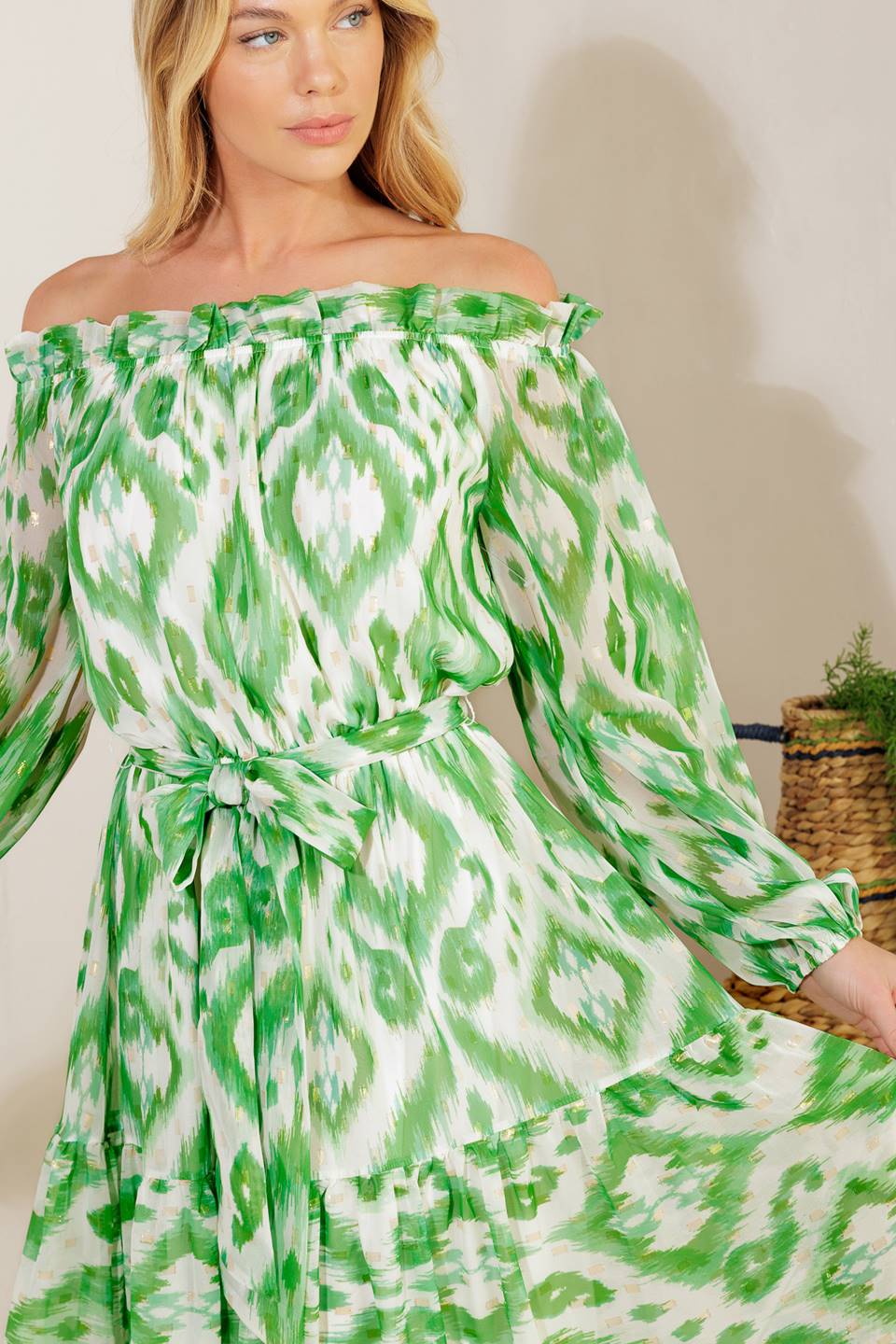 Eclipse's Whisper Woven Maxi Dress