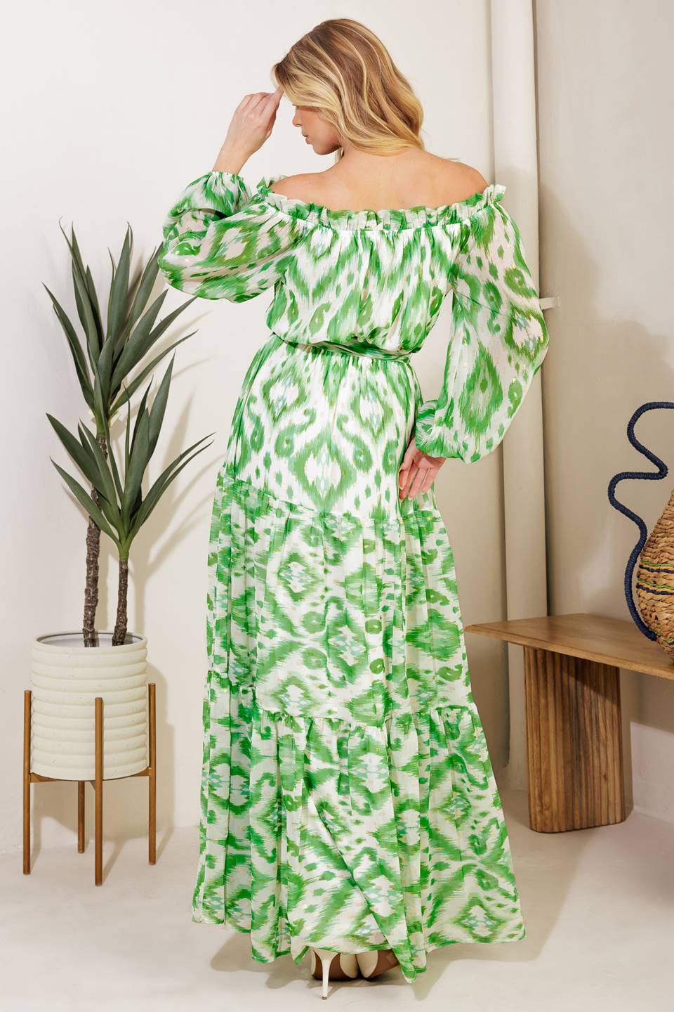 Eclipse's Whisper Woven Maxi Dress
