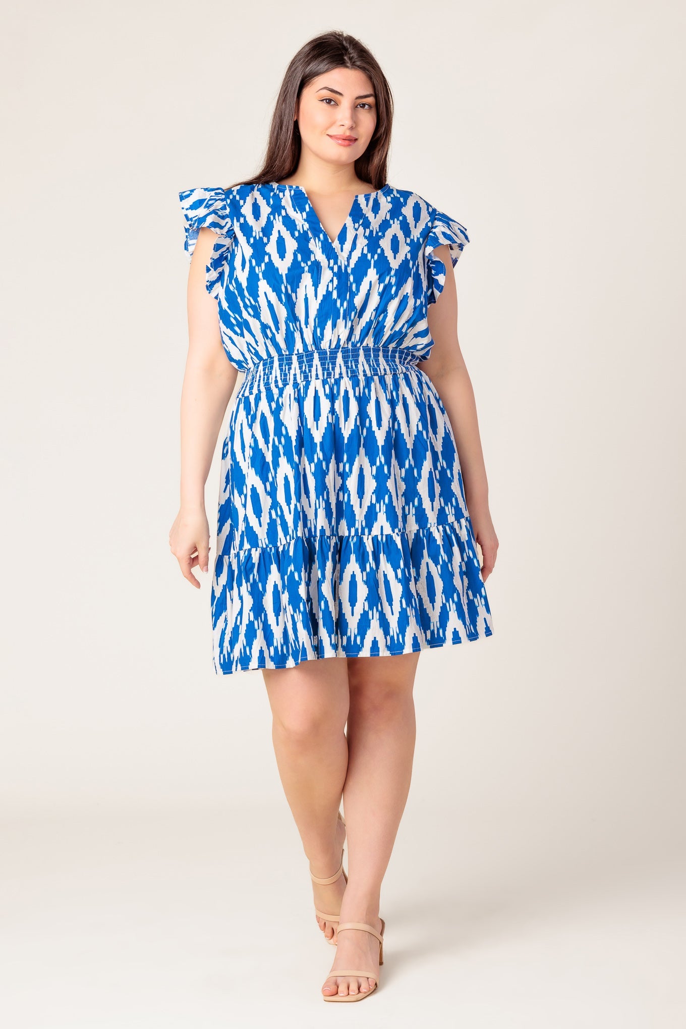 A Perfect Match Woven Mini Dress