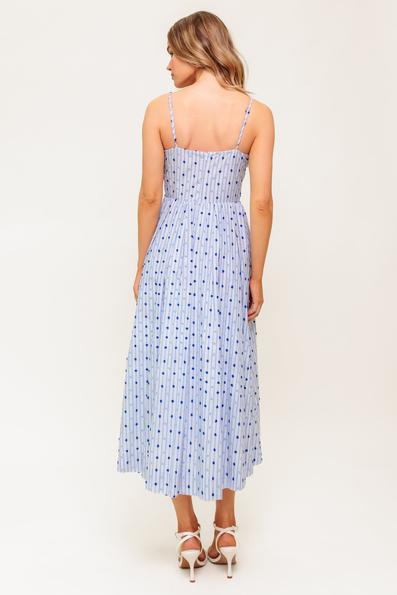 Chase the Day Woven Midi Dress