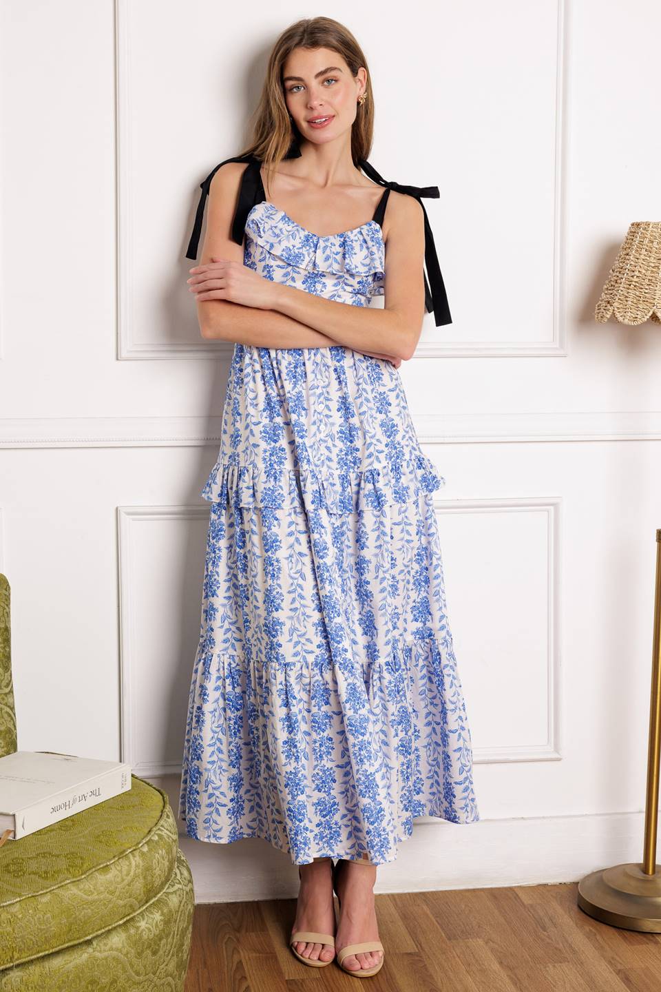 Off for the Day Woven Midi Dress