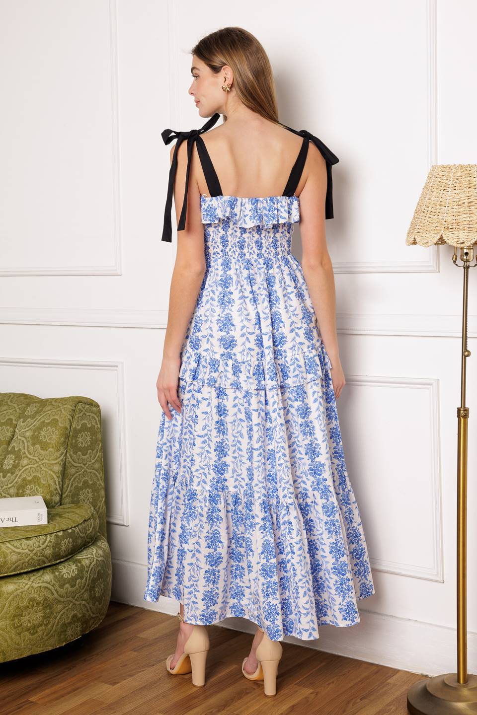 Off for the Day Woven Midi Dress