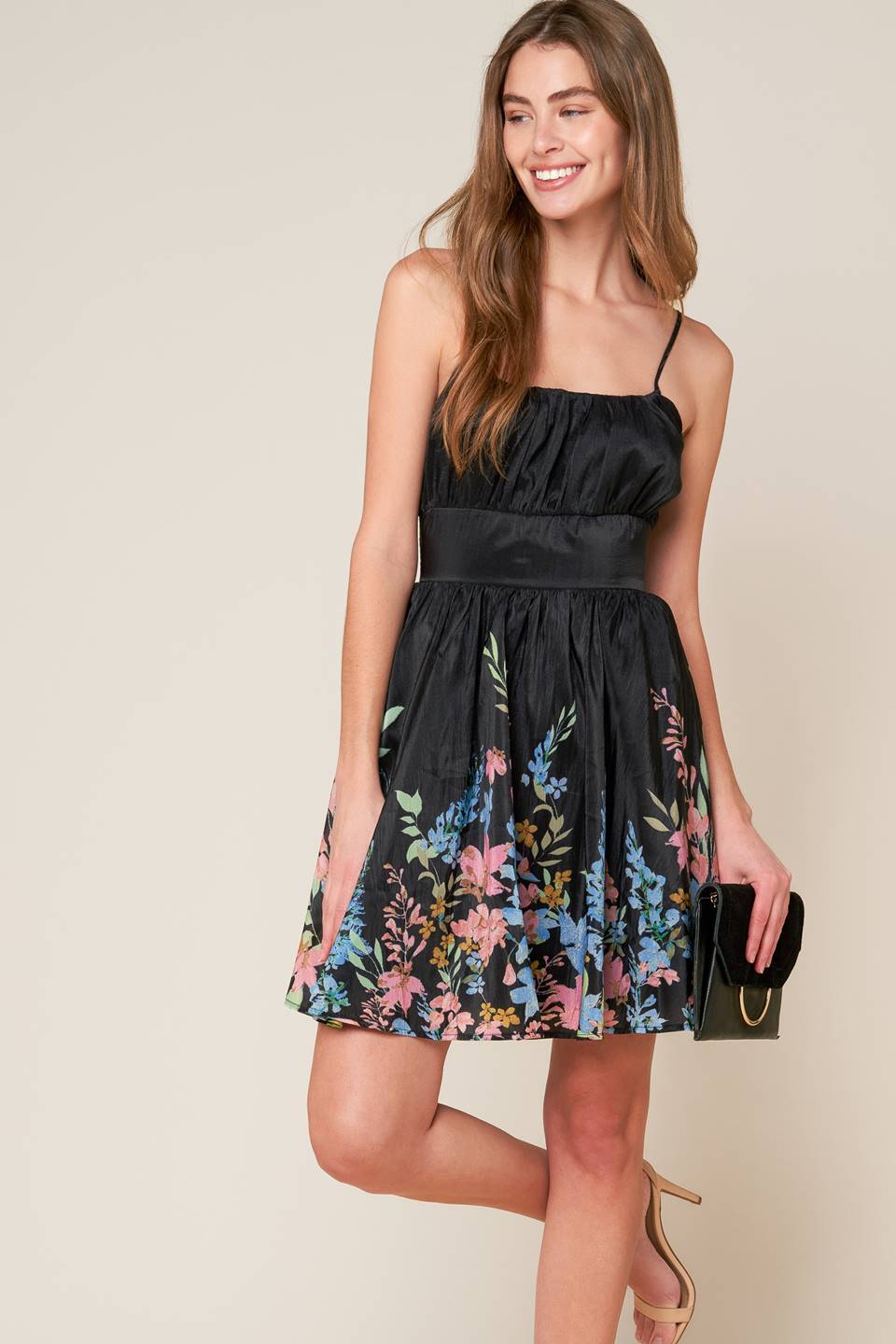 With The Tide Woven Mini Dress