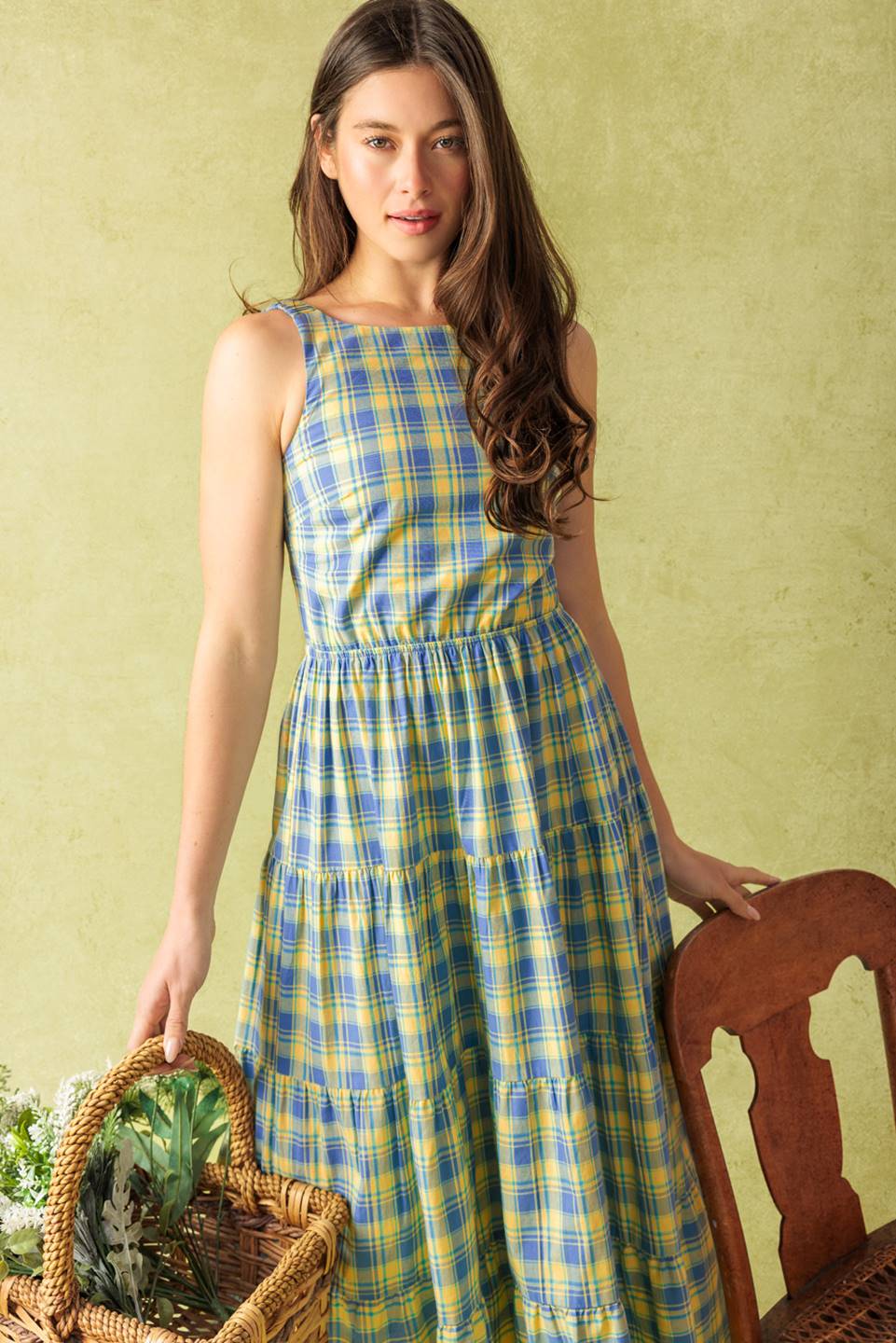 Start All Over Woven Midi Dress