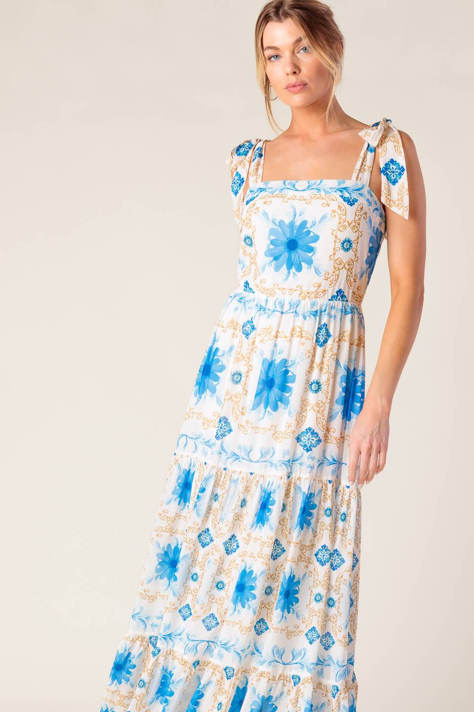 My Debut Woven Maxi Dress
