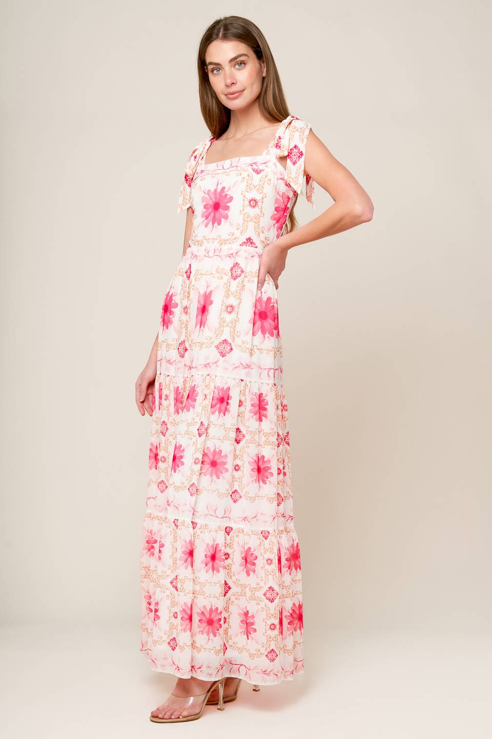 My Debut Woven Maxi Dress