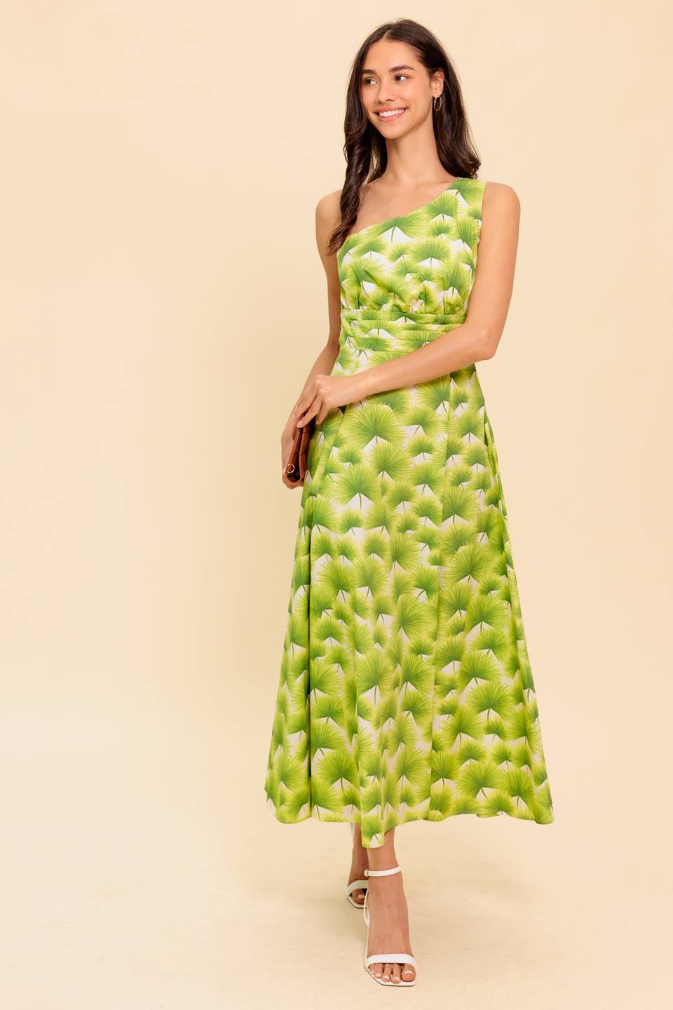 Walk in the Garden Woven Mdi Dress
