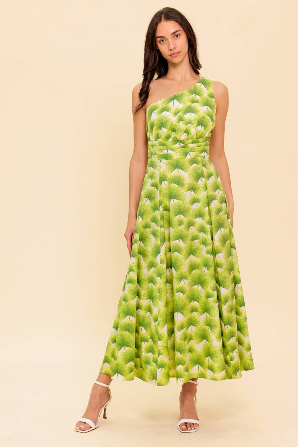 Walk in the Garden Woven Mdi Dress
