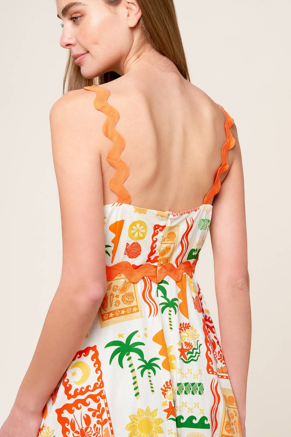 Roaming Around Woven Midi Dress