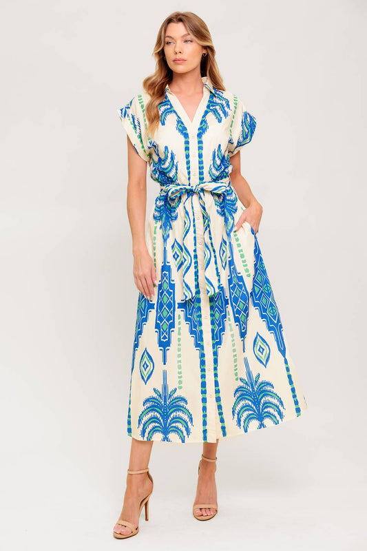 Softly Spoken Midi Dress