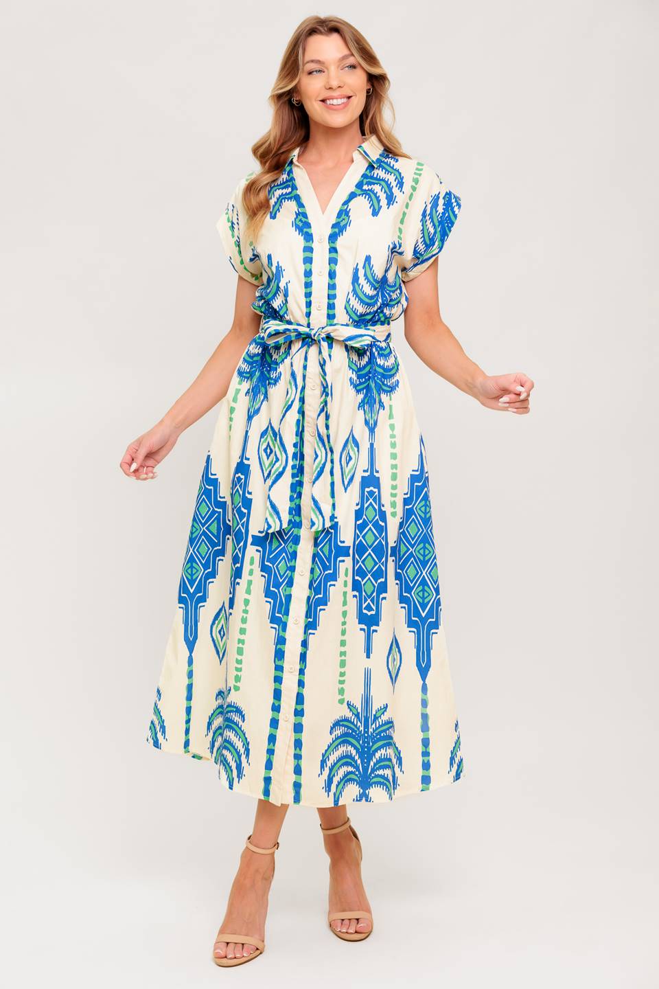 Softly Spoken Midi Dress