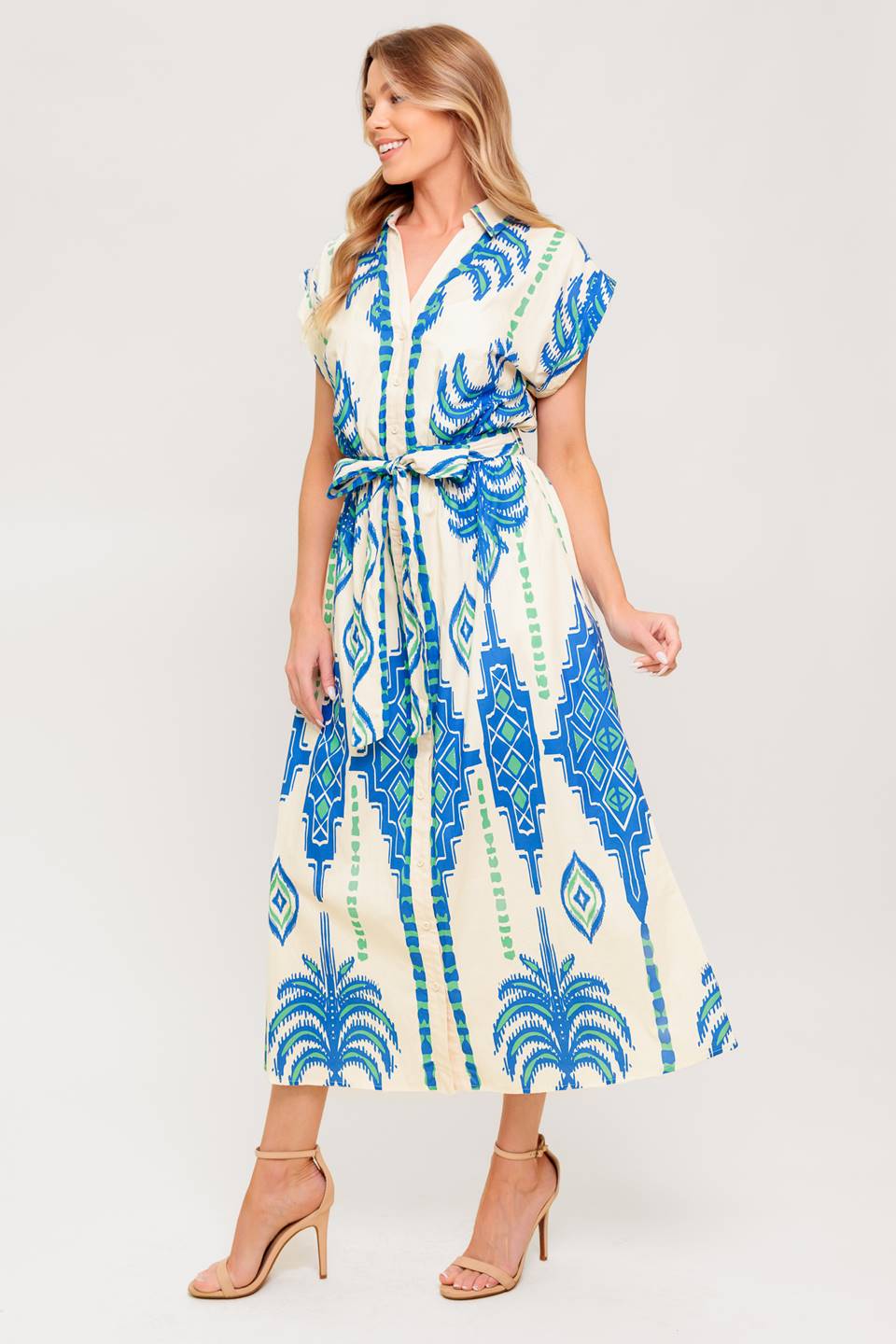 Softly Spoken Midi Dress