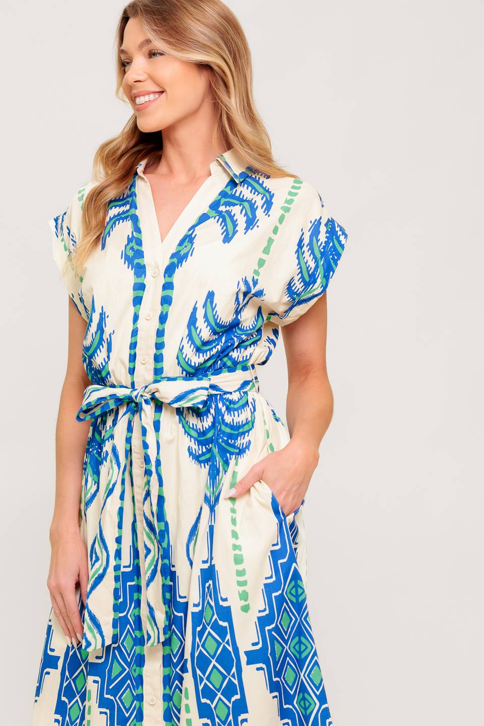 Softly Spoken Midi Dress