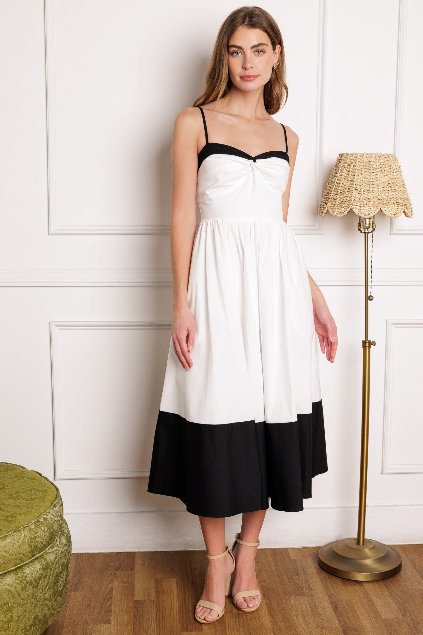 Island Heartbeat Woven Midi Dress