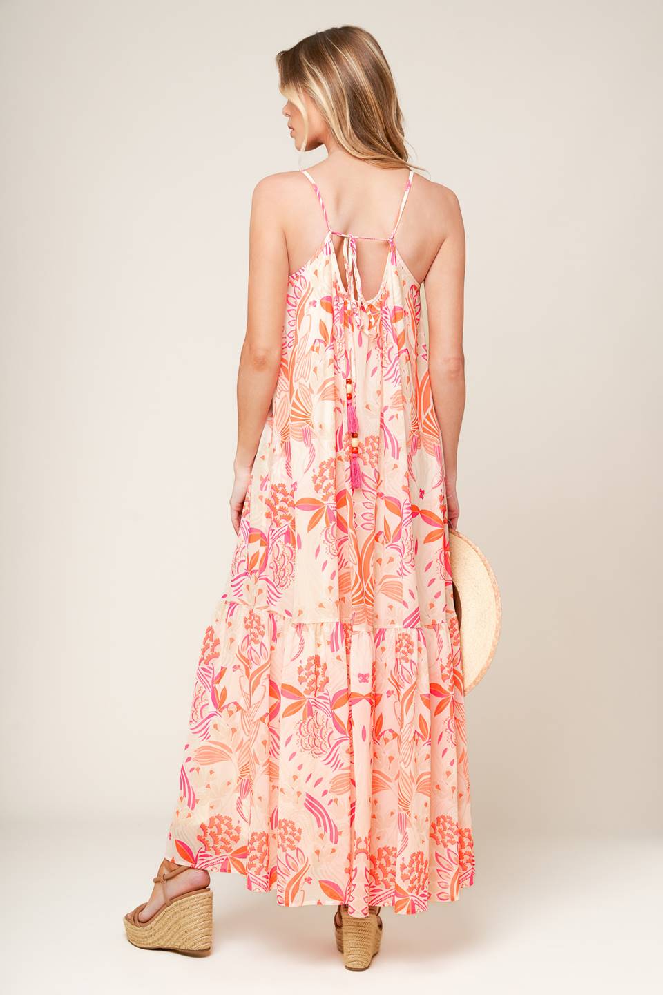 Lauren Secret Garden Woven Maxi Dress