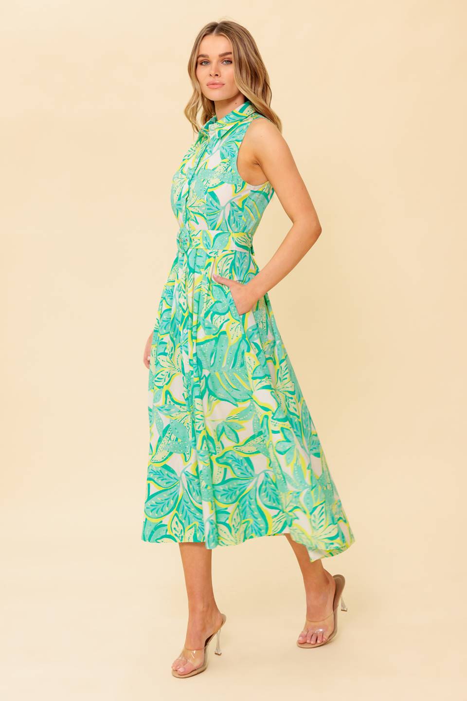 Days with You Woven Mdi Dress