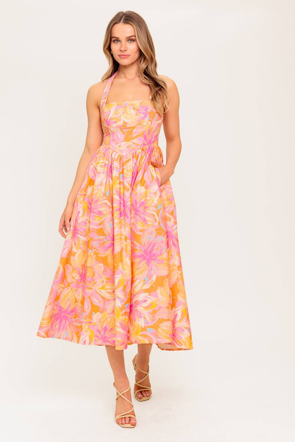 Morning Bloom Midi Dress