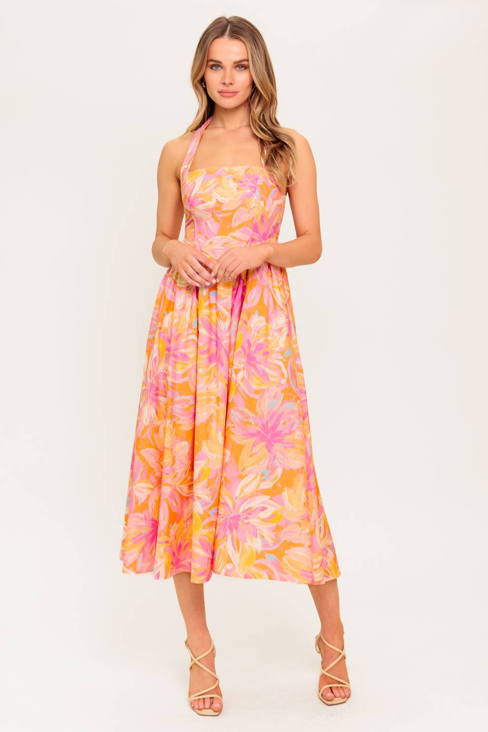 Morning Bloom Midi Dress