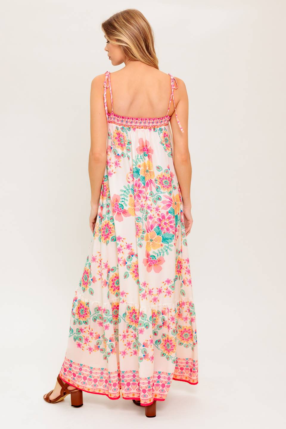 Summer Glow Ivory Maxi Dress