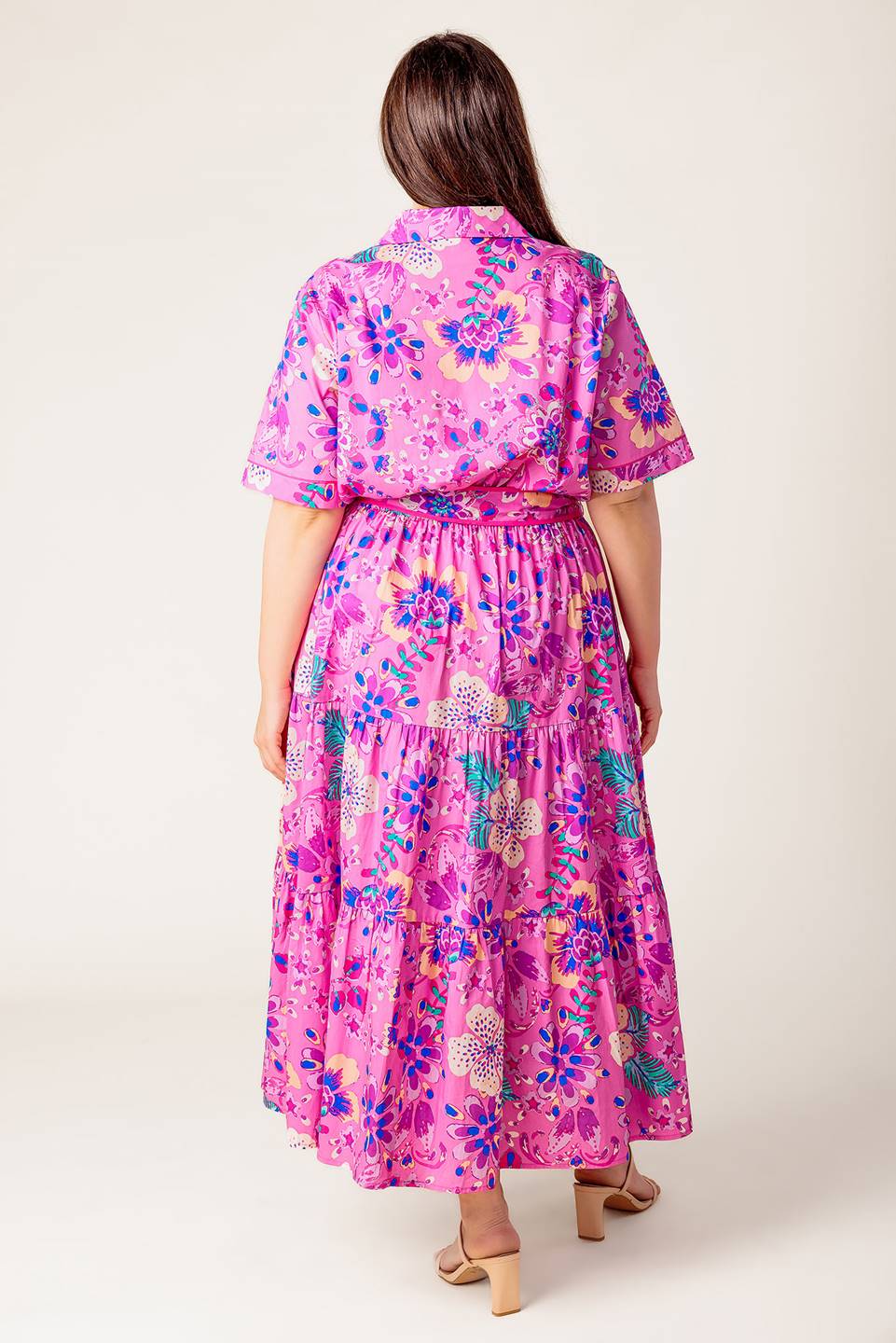 Softly Spoken Collection Woven Midi Dress