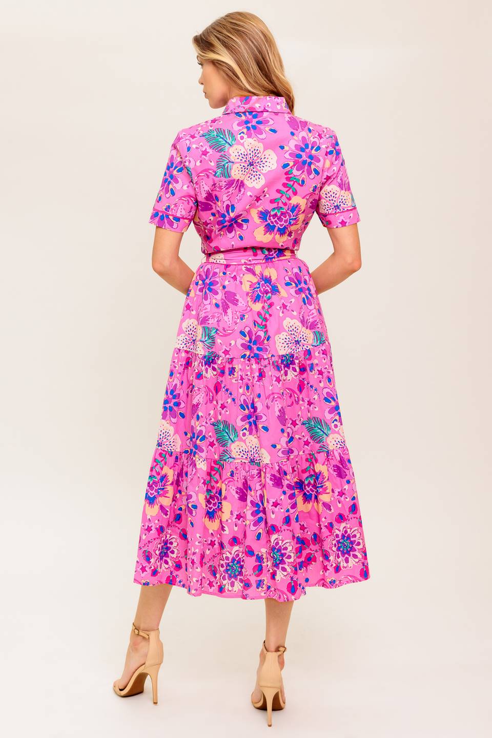 Softly Spoken Collection Woven Midi Dress