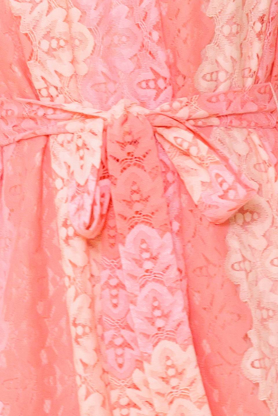 Tailor Made For You Woven Lace Midi Dress