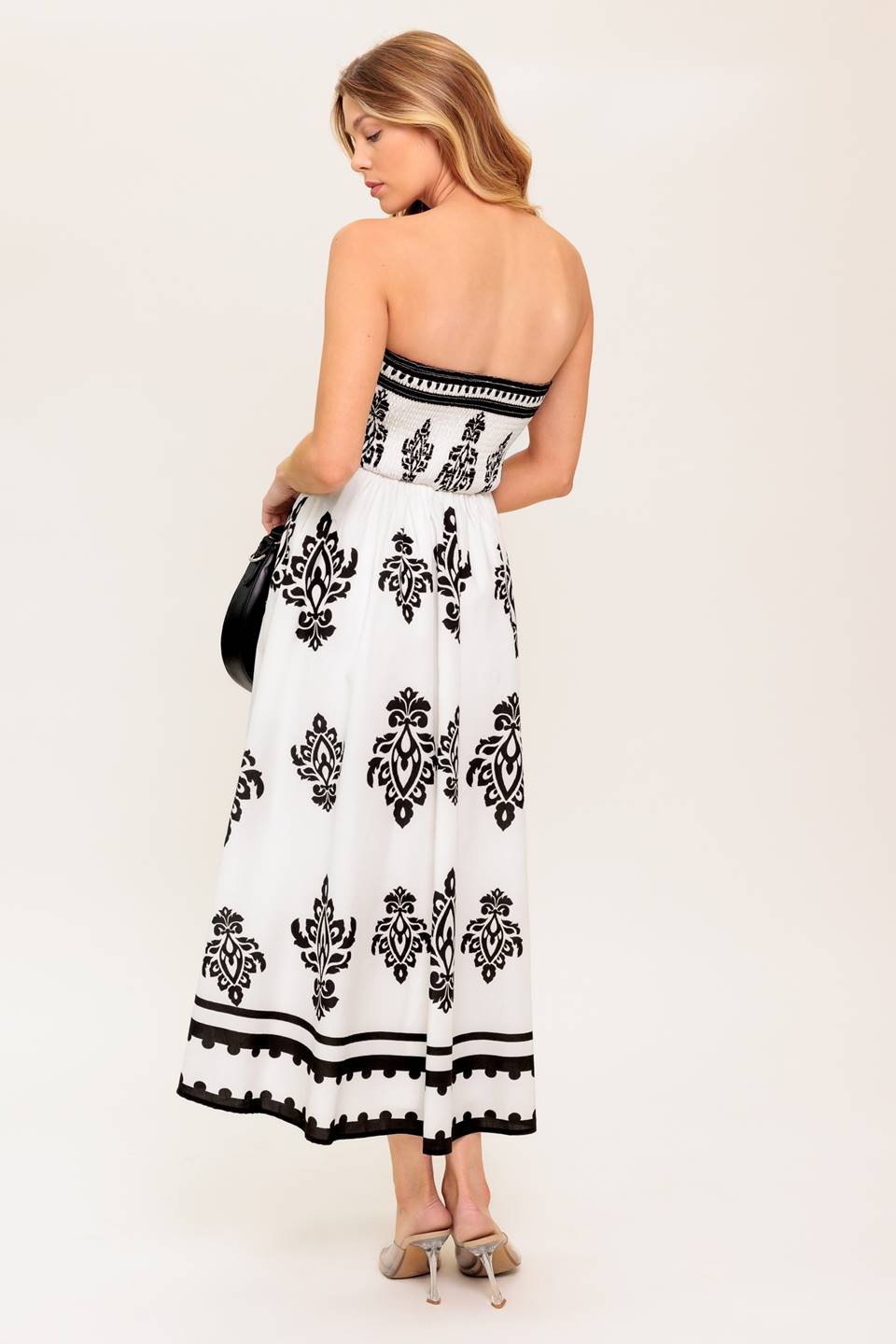 Mystic Twilight Woven Midi Dress