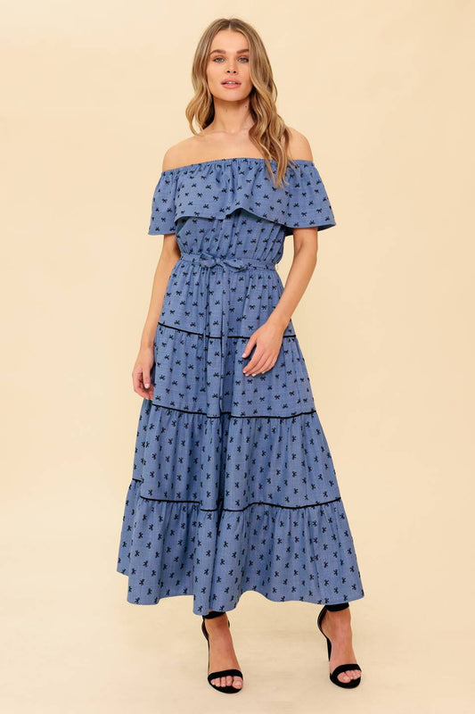 You're Unforgettable Woven Midi Dress