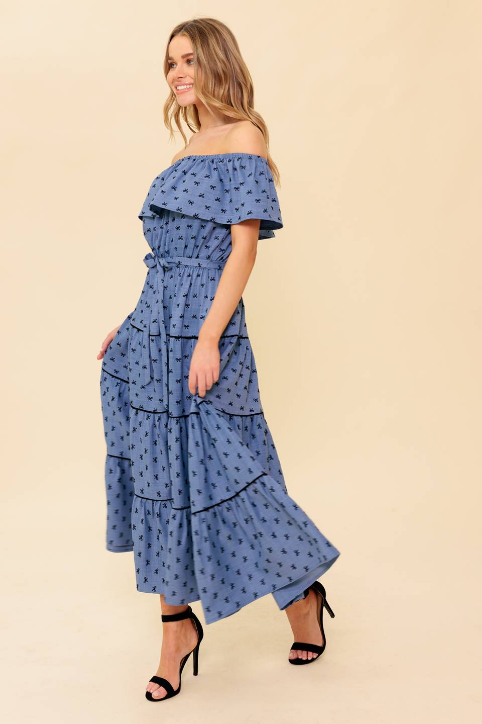 You're Unforgettable Woven Midi Dress