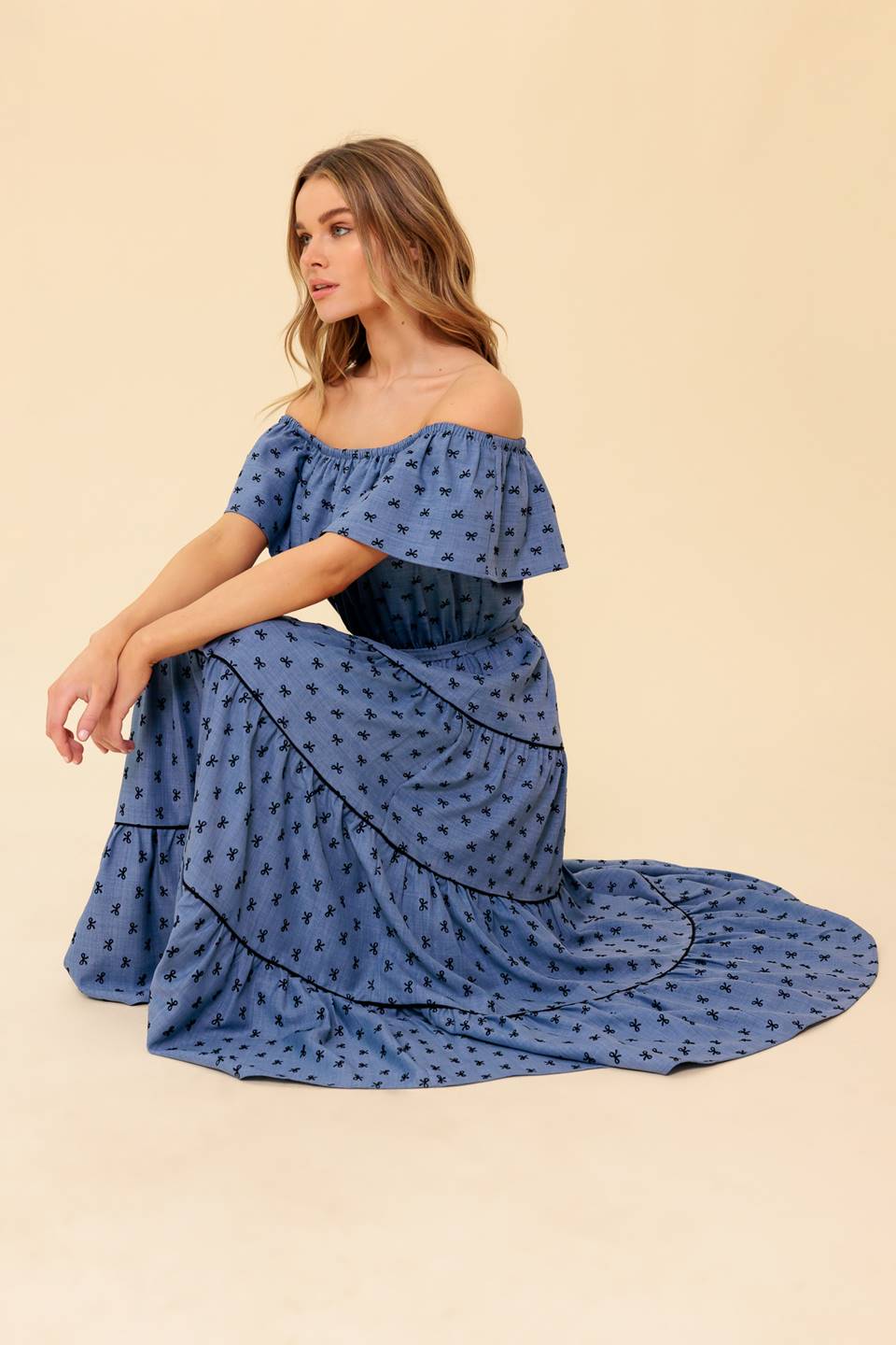 You're Unforgettable Woven Midi Dress