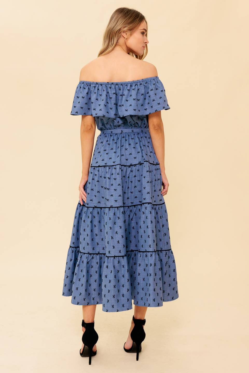 You're Unforgettable Woven Midi Dress
