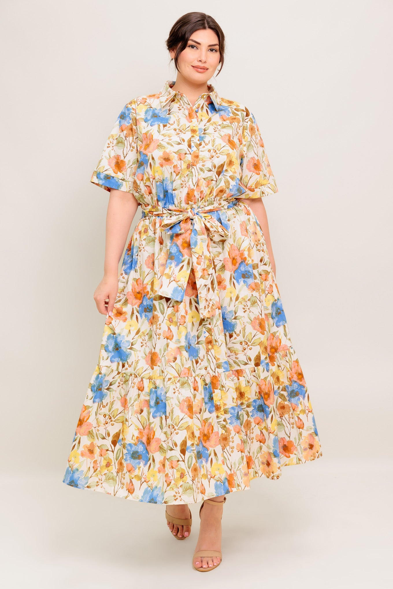 Wanderlust Collection Woven Midi Dress