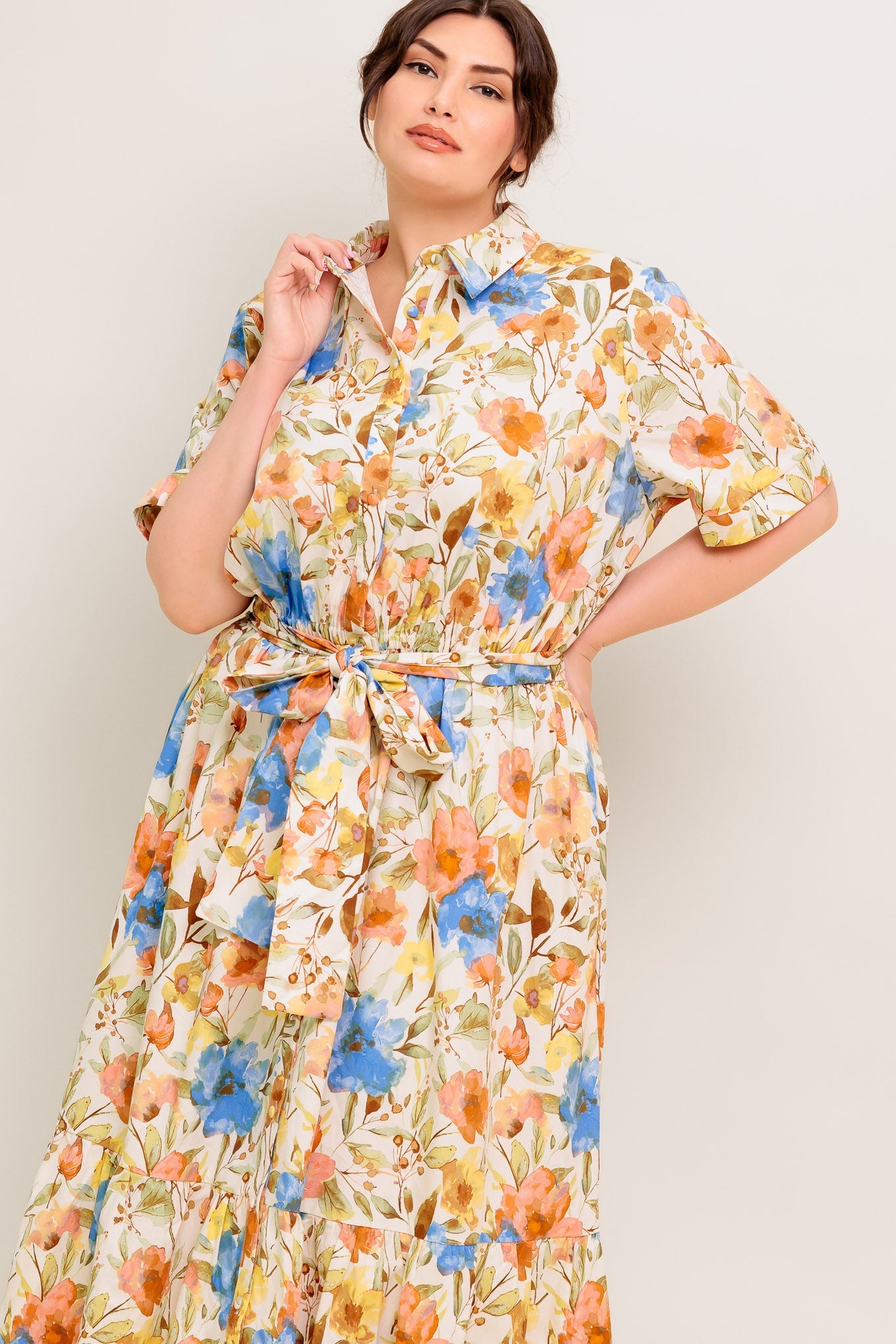 Wanderlust Collection Woven Midi Dress