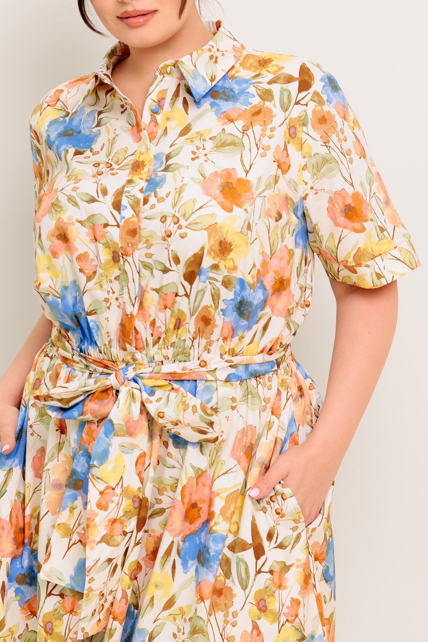 Wanderlust Collection Woven Midi Dress