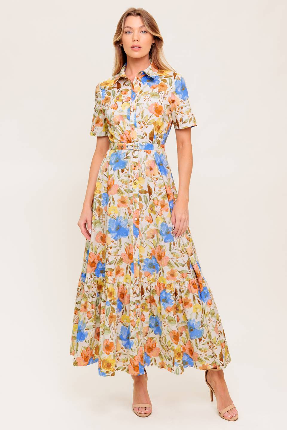 Wanderlust Collection Woven Midi Dress