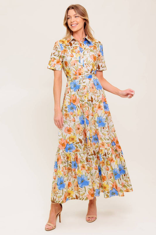 Wanderlust Collection Woven Midi Dress